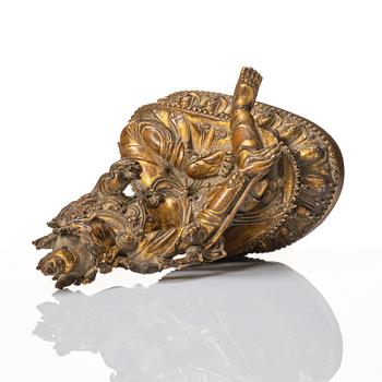 Tara, förgylld brons. Mingdynastin (1368-1644).