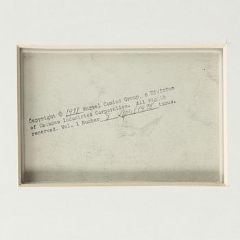 Marvel, "Human Fly", orginalteckningar, 1978.