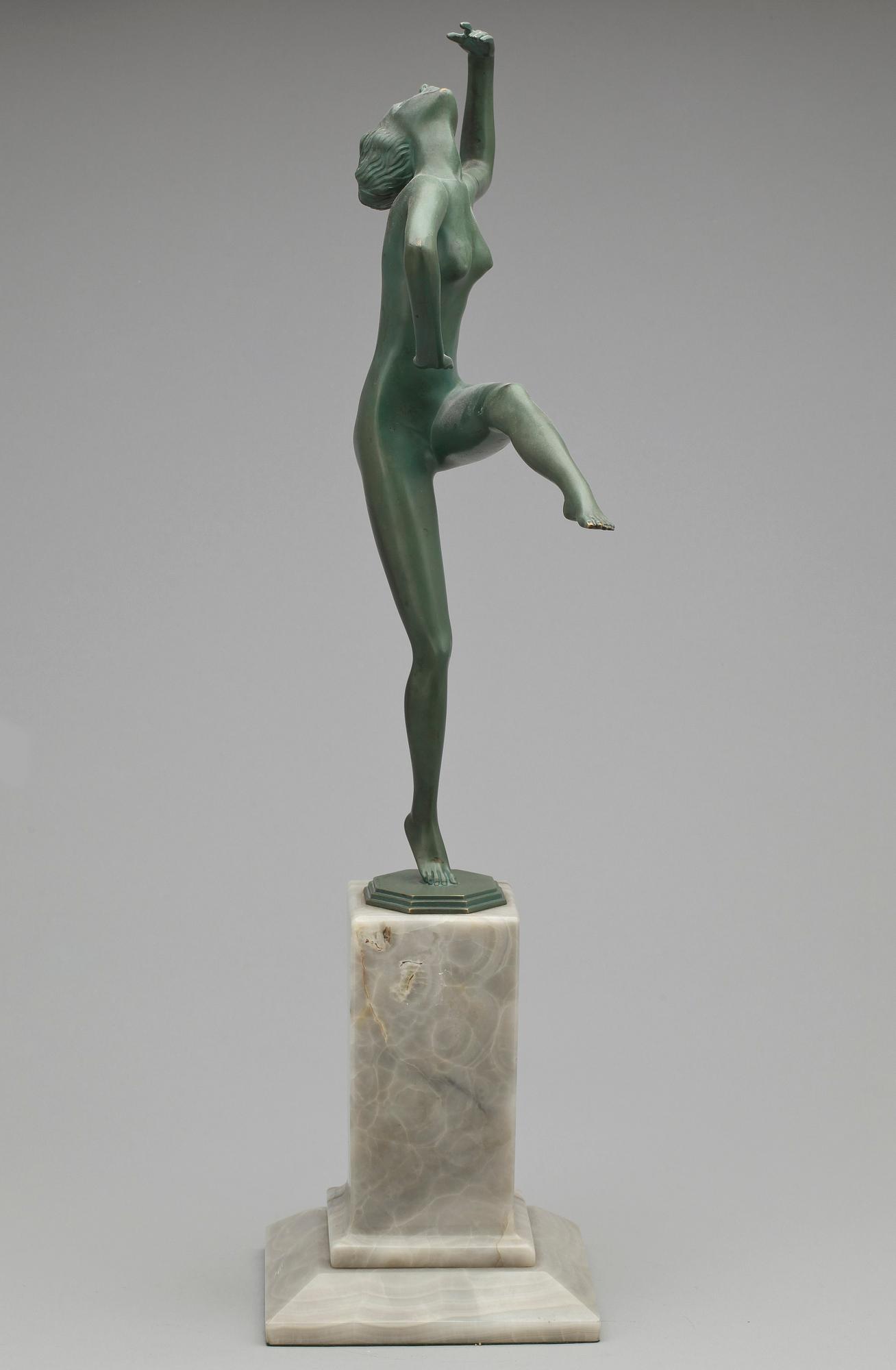 FELIX WEISS, skulptur, signerad o daterad 1930.