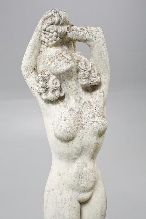 TRÄDGÅRDSSKULPTUR, stenmassa, 1900-talets slut.