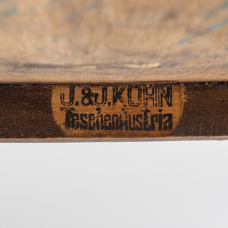 Wienerstolar, 4 st, J. & J. Kohn, Wien, Österrike, omkring 1900.