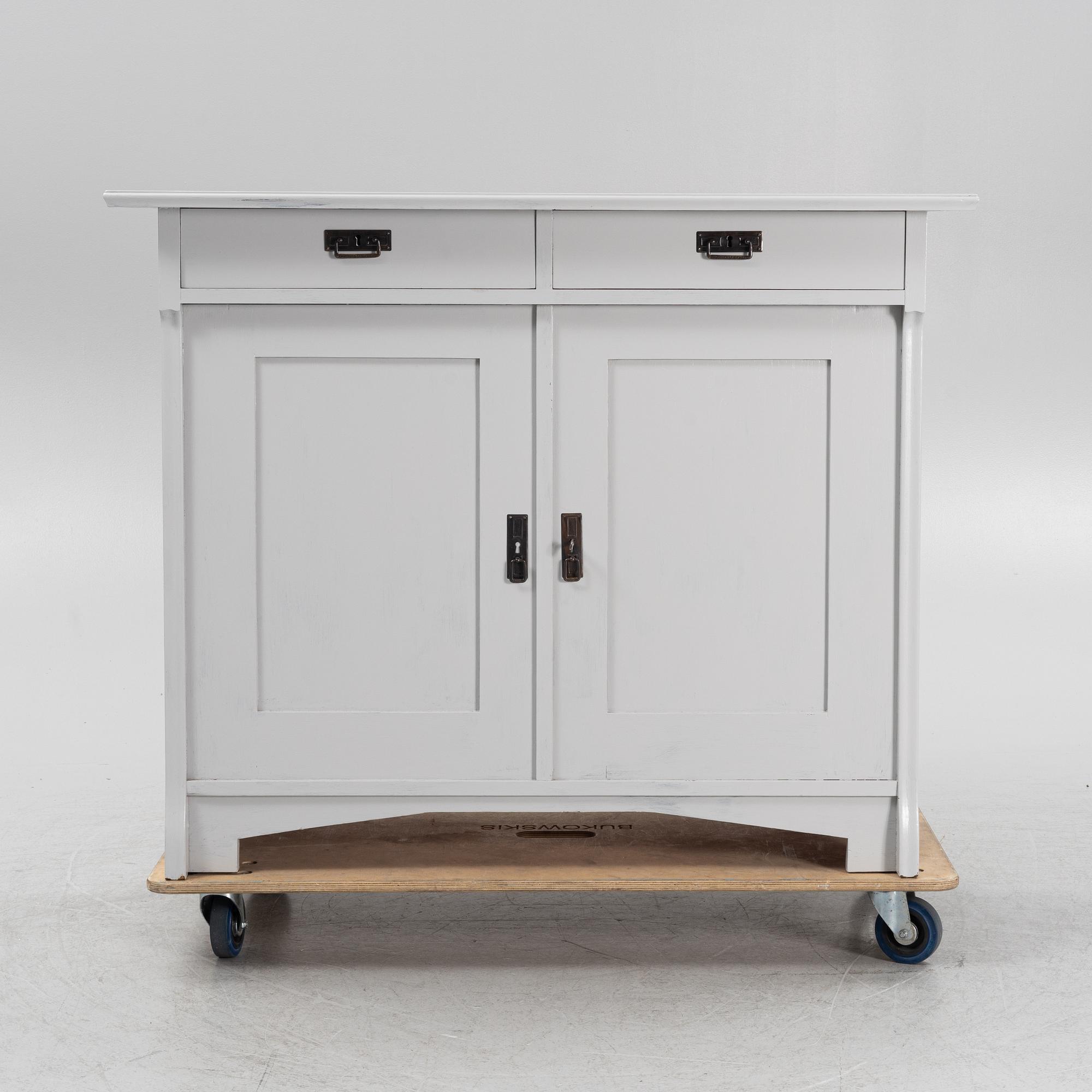A painted cabinet, early 20th Century.