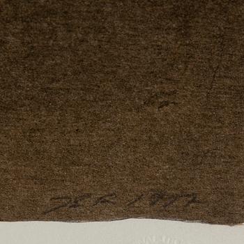 JOHN-E FRANZÉN, färglitografi, 1997, signerad 104/250.