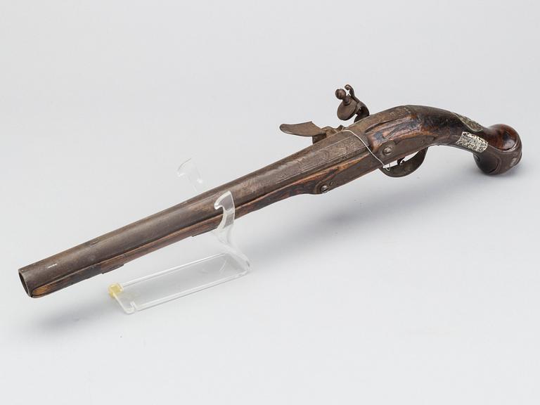 A percussion gun, 19th century,