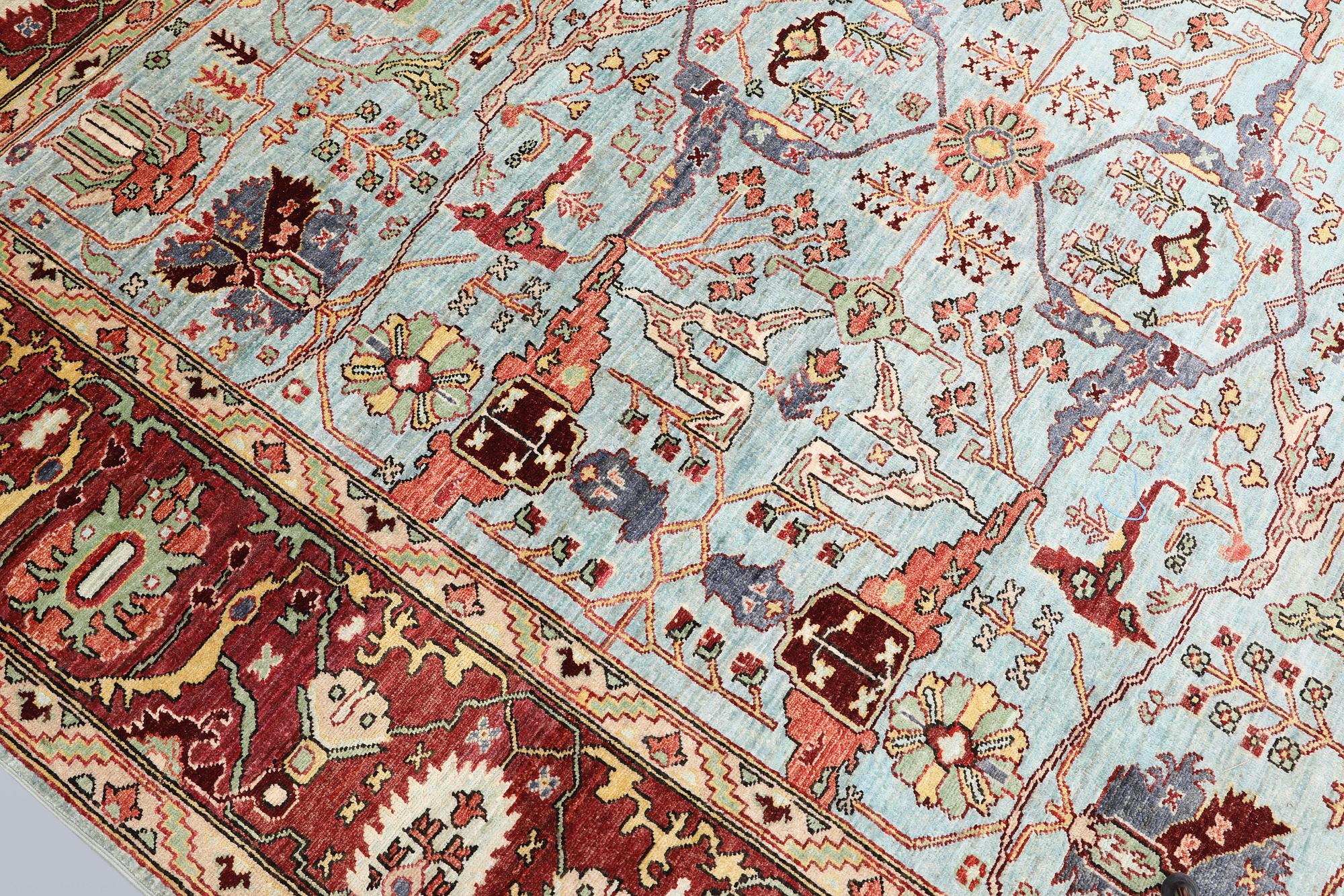 Matta, Ziegler design, ca 278 x 251 cm.