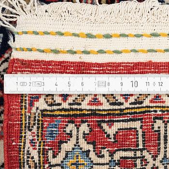 A semi-antique Ghom/Ardebil rug, c. 210 x 137 cm.