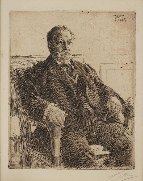 Anders Zorn, "President William H. Taft".