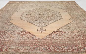 Rug, Tabriz, antique finish, approx. 395 x 275 cm.