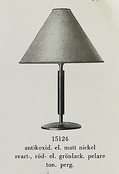 Harald Notini, a model '15124' table light,  Arvid Böhlmarks Lampfabrik, 1930's.
