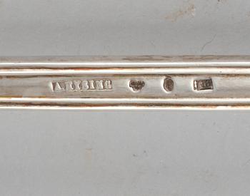 SLEV,silver, nyrokoko, modell "Olga", Anders Hysing (Hüsing), Stockholm, 1863? Vikt 257 g.