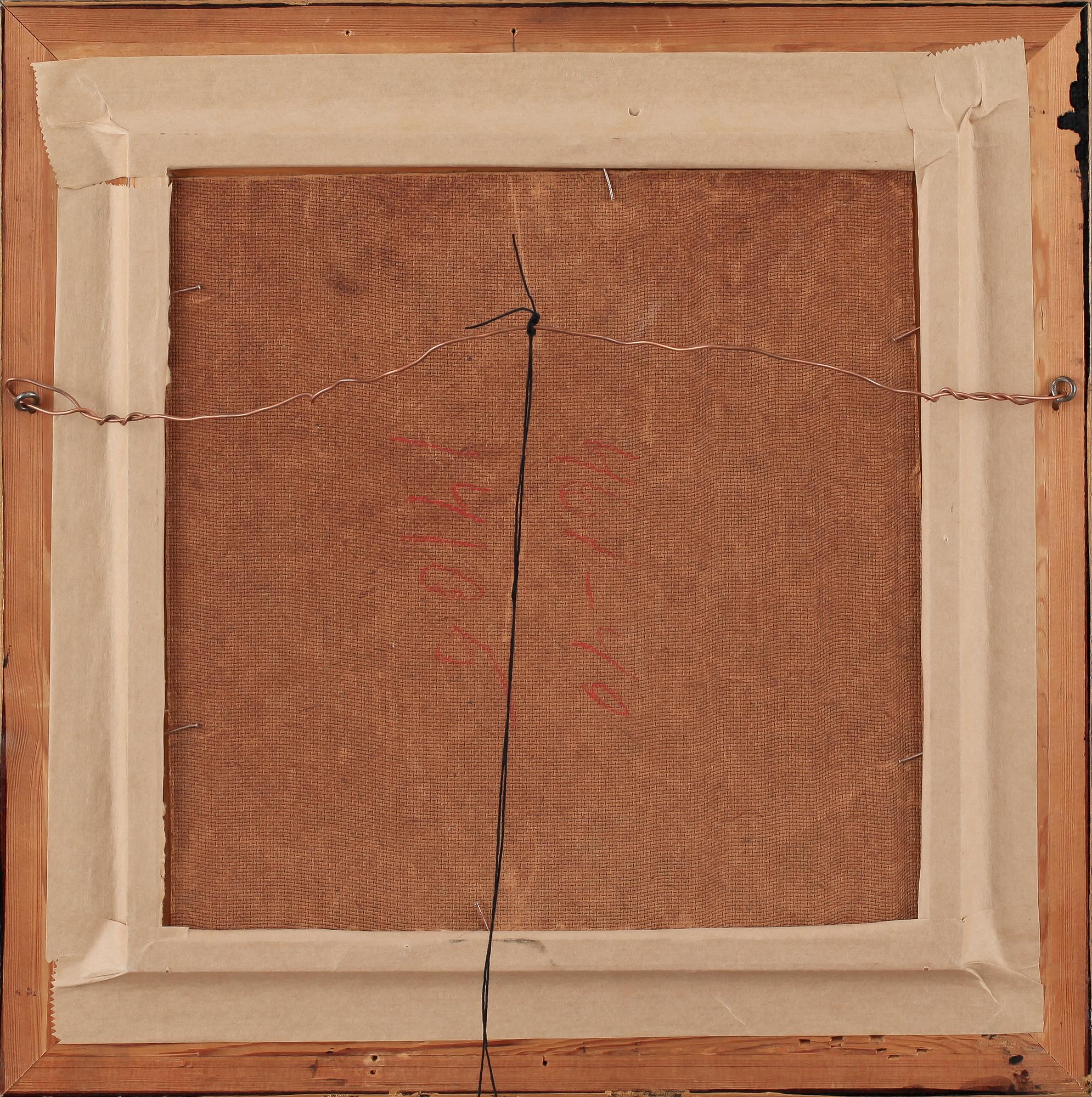 OKÄND KONSTNÄR, olja på pannå, osignerad, 1900-tal.