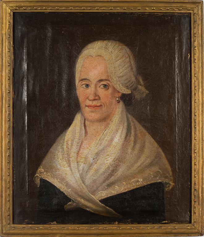 Unknown artist, early 19th century. Female portrait.