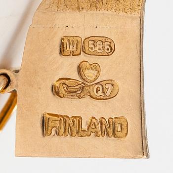 Björn Weckström, Armband "Mariehand", 14K guld. Lapponia 1969.