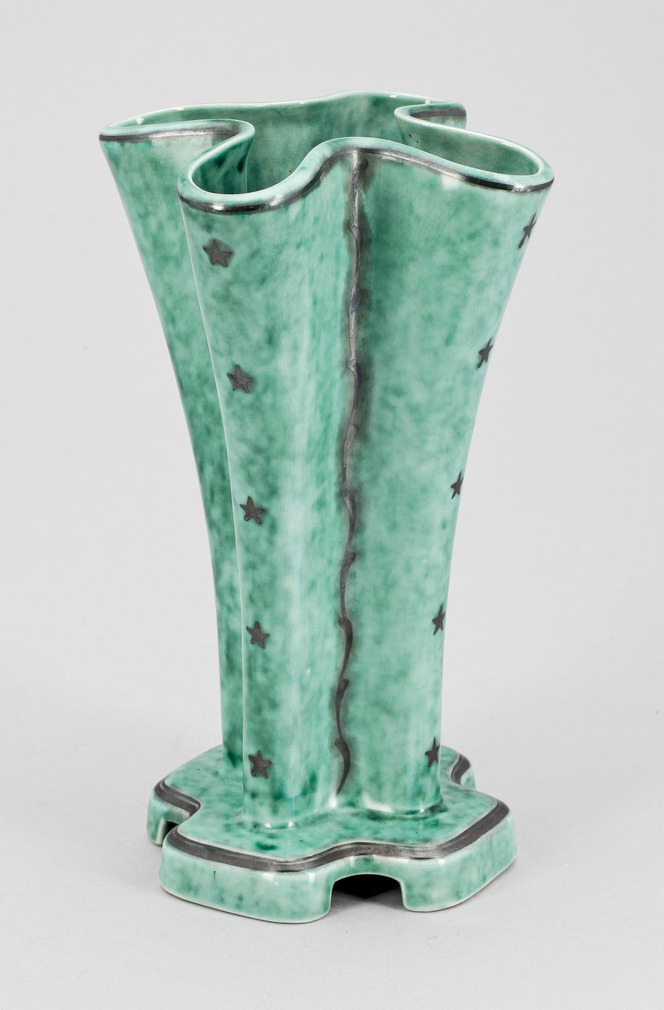 VAS, flintgods, "Argenta", Wilhelm Kåge, Gustavsberg.