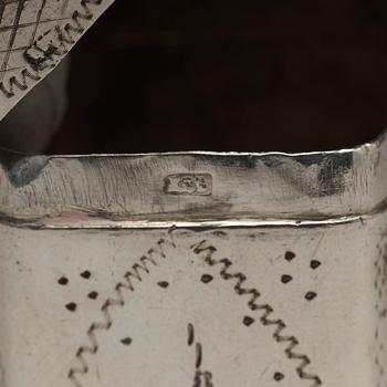 Dosor, 3 st, silver, en Moskva 1861, två stycken Holland, sannolikt 1800.tal.