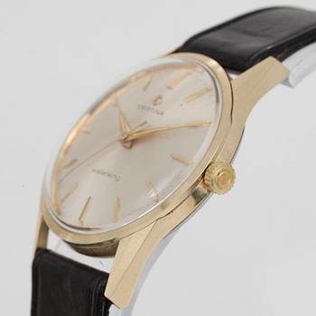 CERTINA, Waterking, armbandsur, 34,5 mm, guld på stål,