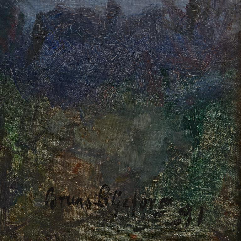 Bruno Liljefors, Spring night with lifting ducks.
