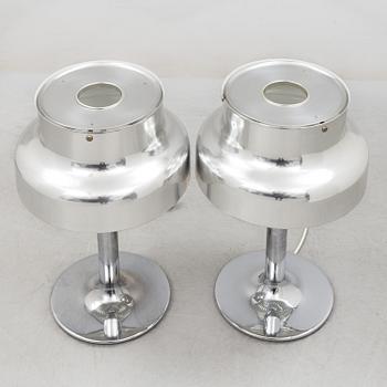 ANDERS PEHRSON, bordslampor, ett par "Bumling", Ateljé Lyktan, Åhus, formgivna 1968.