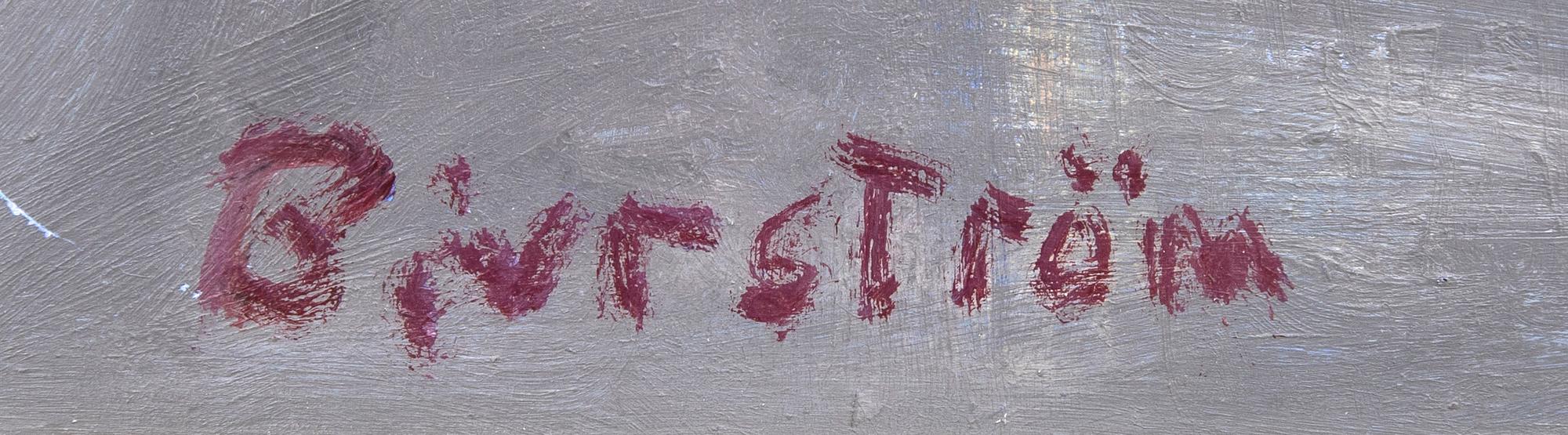 Tor Bjurström, oil on panel signed.