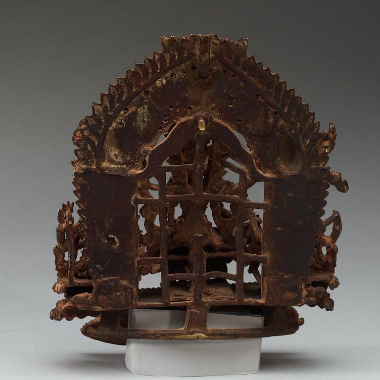 FIGURIN, brons. Nepal, 1800-tal.