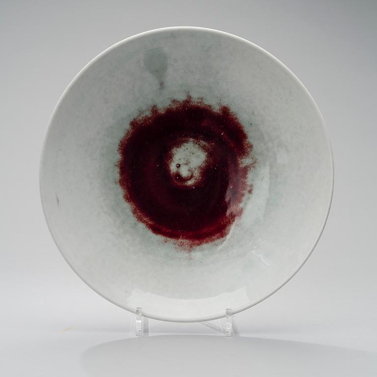 KAUKO RAJALA, SKÅLFAT, keramik, signerad i godset KR, Arabia 27.