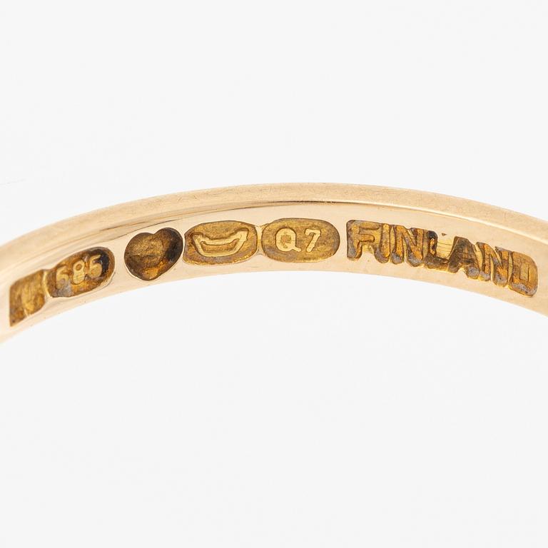 Lapponia, a ring, 14K gold, Finland 1969.