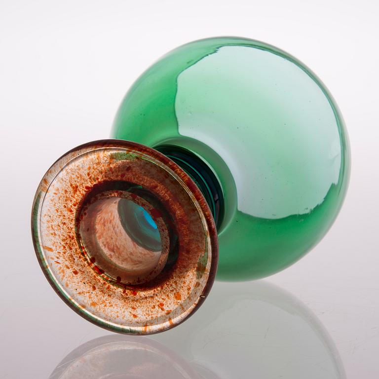 KAJ FRANCK, POKAL, glas, signerad Kaj Franck Nuutajärvi Notsjö.