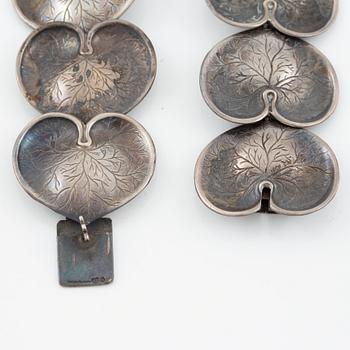 Necklace, silver, Georg Kaplan, Stockholm.