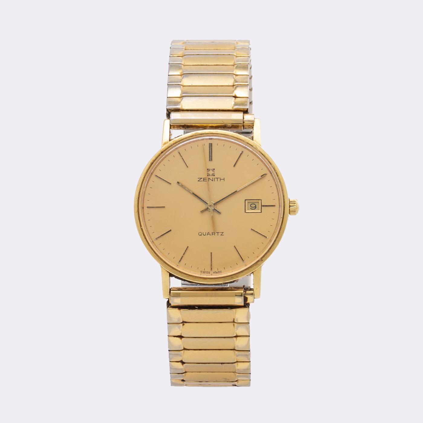 ZENITH, wristwatch, 18K, 33 mm.