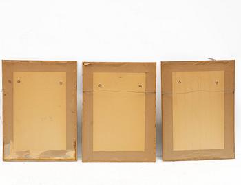 Five hand-coloured botanical copper plates, 18th-19th century. Including Johann Jakob Haid & Augustus Vind.