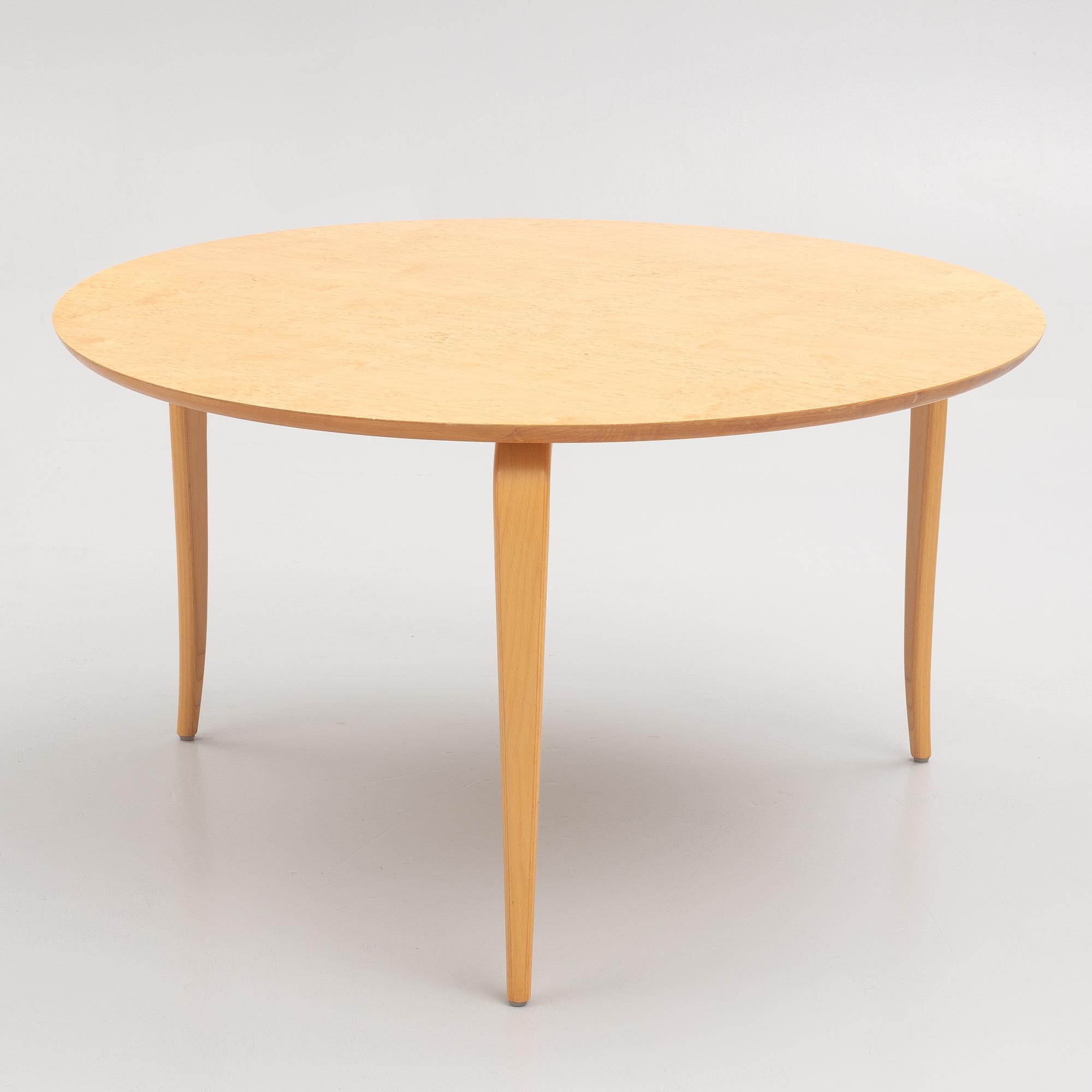 Bruno Mathsson, a set of three 'Annika' coffee tables, Dux.