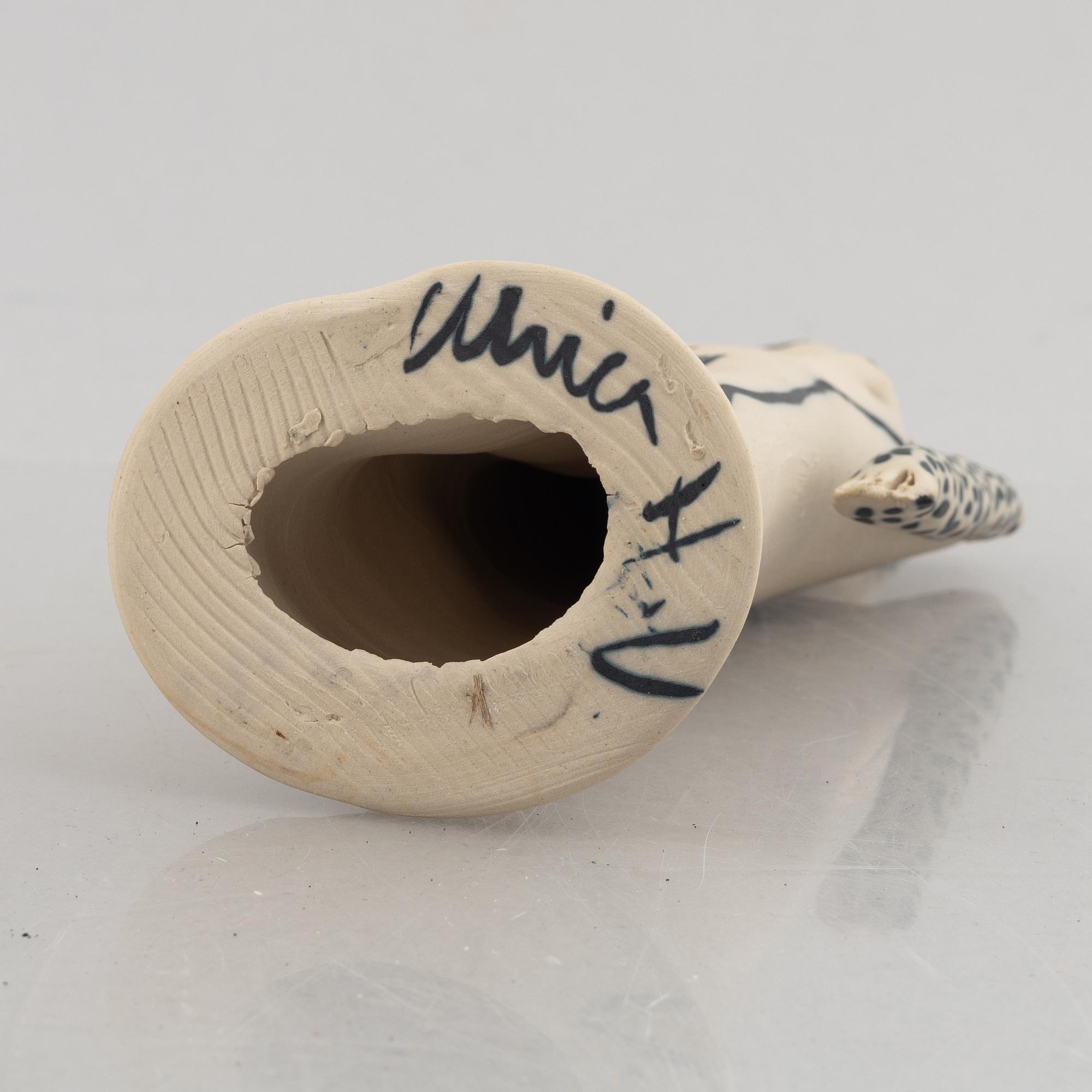 Ulrica Hydman-Vallien, skulptur, stengods, "Lady".