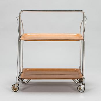 A mid-20th-century serving trolley.