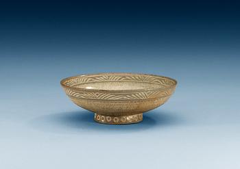 SKÅL, keramik. Korea, 13/1400-tal.