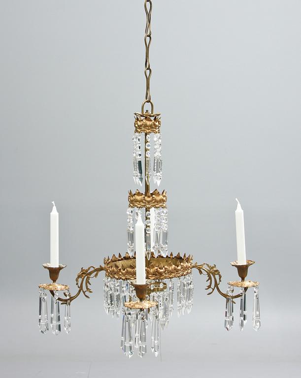 LJUSKRONA, senempire, 1800-talets mitt. H 61.