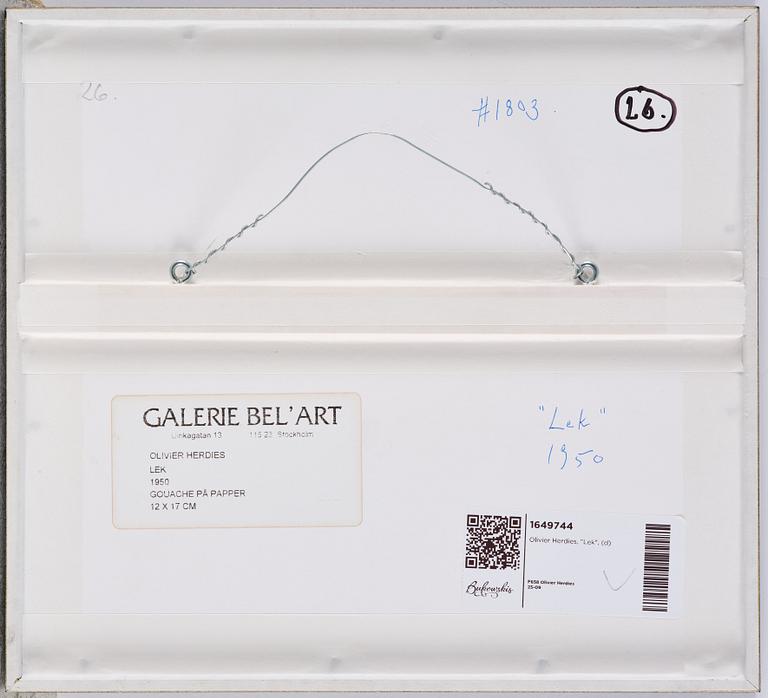Olivier Herdies, "Lek".
