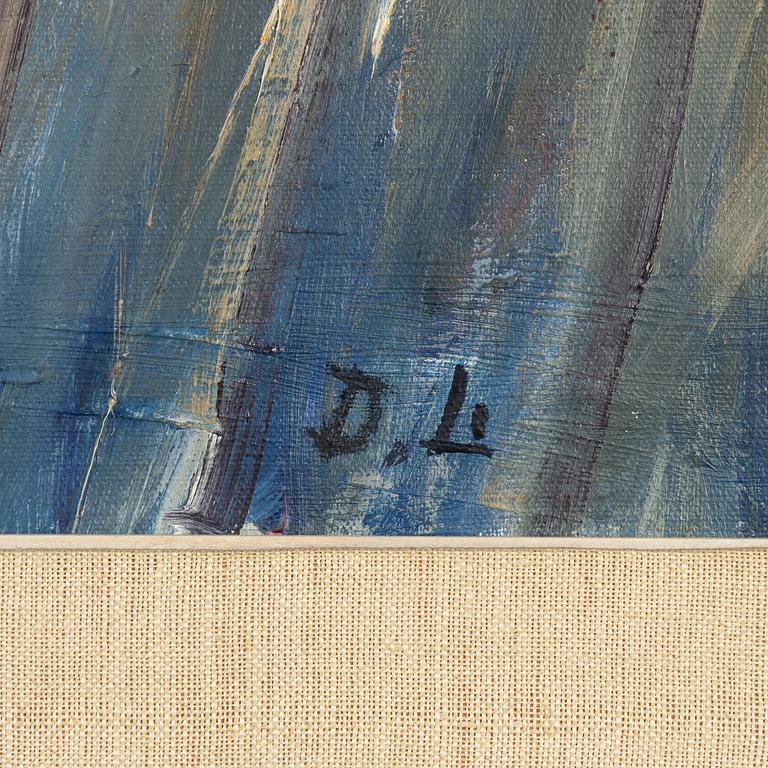 David Larsson, olja på duk, signerad.