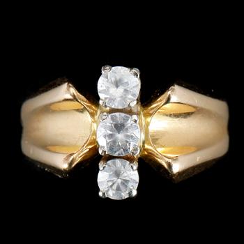 RINGAR, 5 st. Guld, 18k resp 23k. Tot ca 22 g.