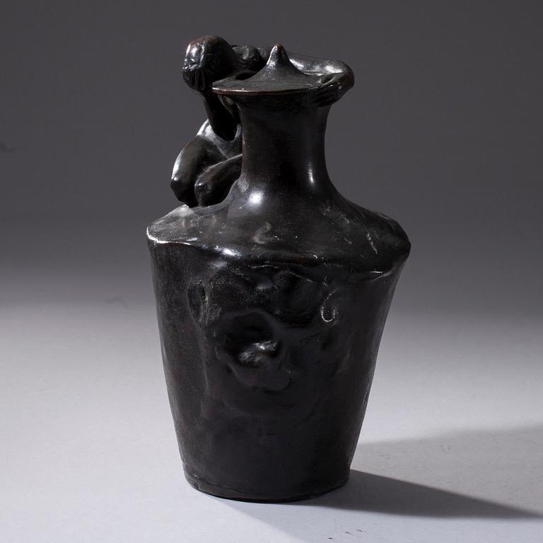 VILLE VALLGREN, skulptur, brons, signerad och daterad 1982.