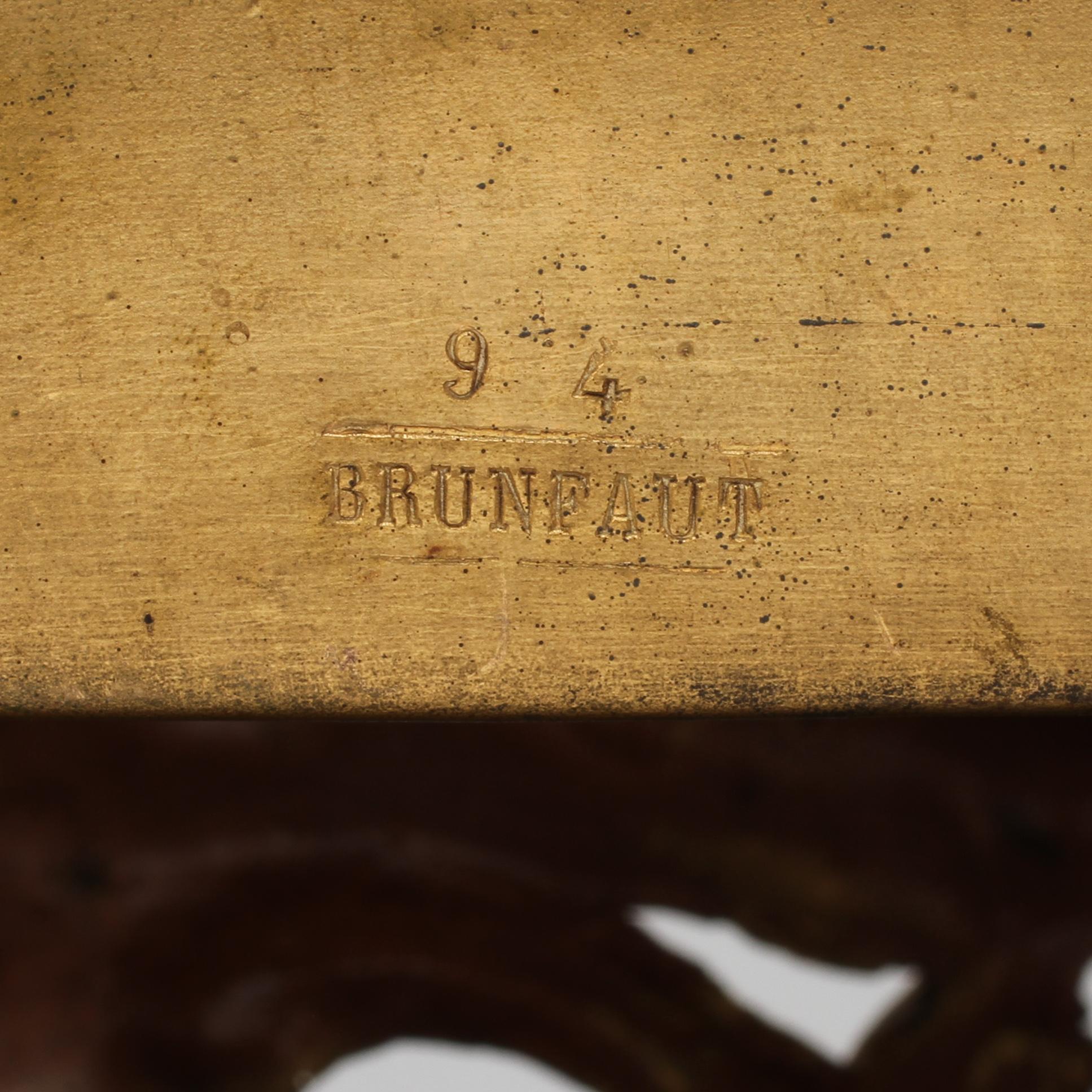 BORDSUR, Brunfaut, Frankrike, 1800-talets tredje kvartal.