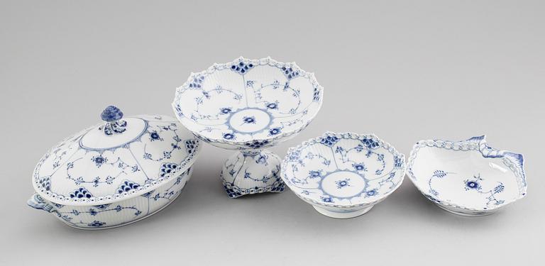 SERVISPORSLIN, 4 delar, Royal Copenhagen.