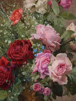 Louis Marie de Schryver, Blomsterstilleben.