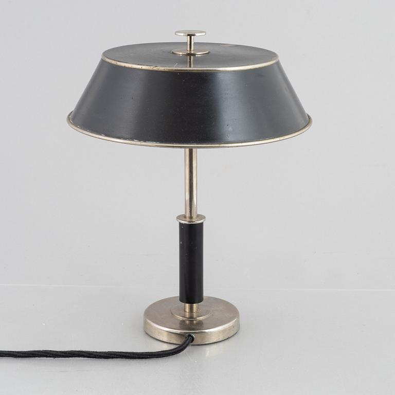 Erik Tidstrand, a table lamp model "29115", Nordiska Kompaniet, 1930s.