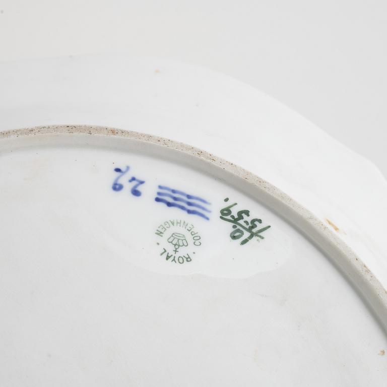 A 73-piece porcelain dinner service, "Blue Flower", Royal Copenhagen, Denmark.