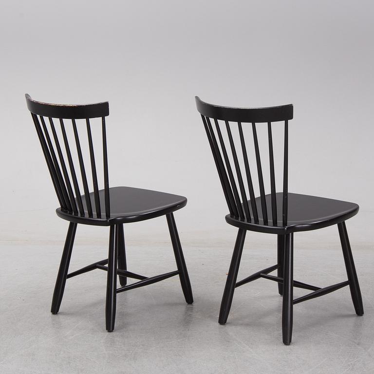 CARL MALMSTEN, six 'Lilla Åland' chairs, Stolab 2014.