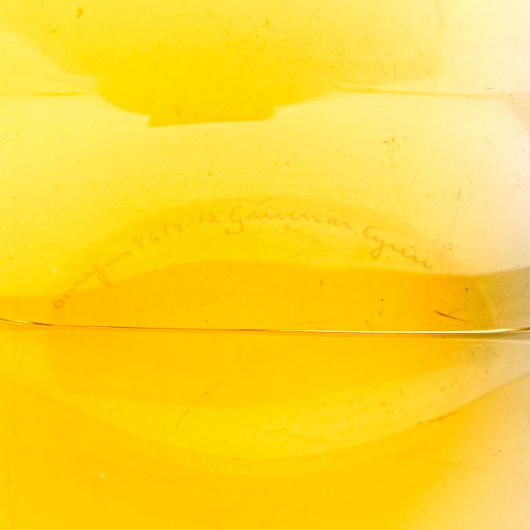 Gunnar Cyrén, signed and numbered glass.