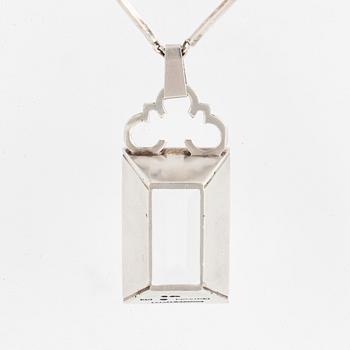 PER EMILSON, pendant silver with rock crystal.