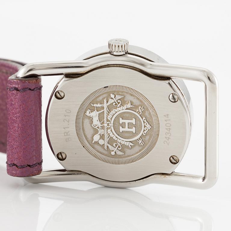 Hermès, "Barenia Rondo", armbandsur, 28 mm.