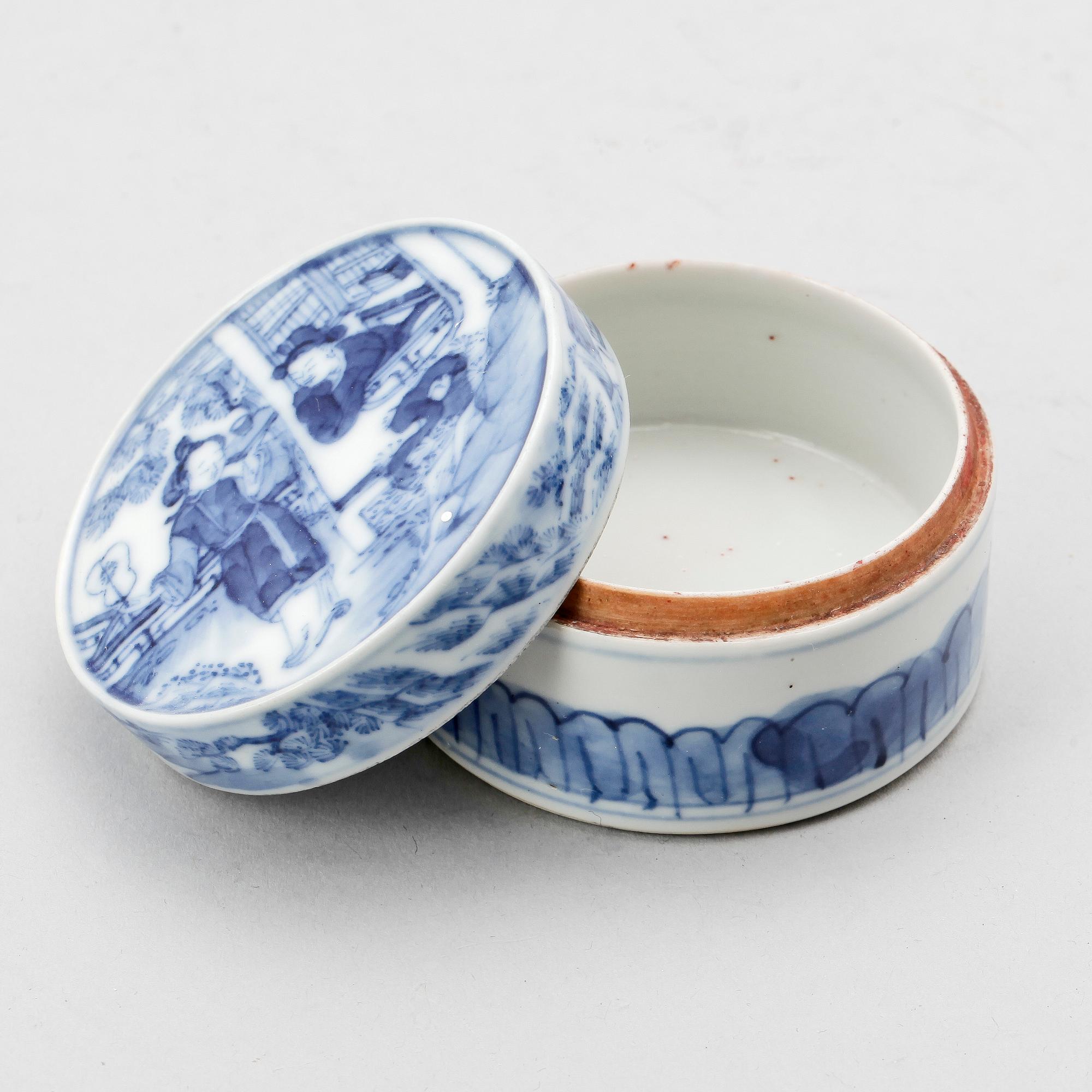 DOSA med LOCK, porslin, Kina 1800-tal.