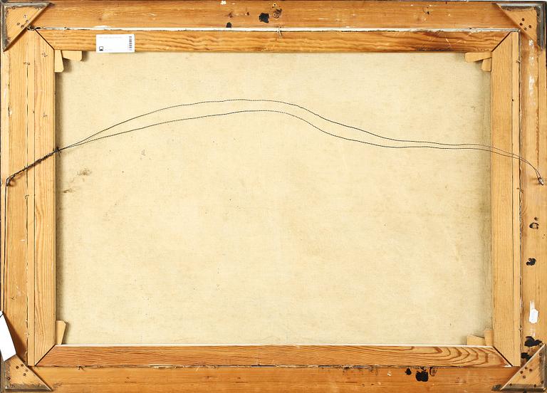 EMIL ZOIR, olja på duk, sign.